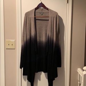 Barefoot Dreams drape front cardigan. Ombré L/XL